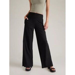 Athleta Cosmic Wide Leg Pant 10 Black